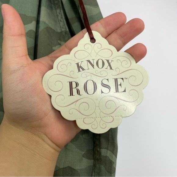 Knox Rose green camo jogger pants size 1X NWT - Picture 4 of 12